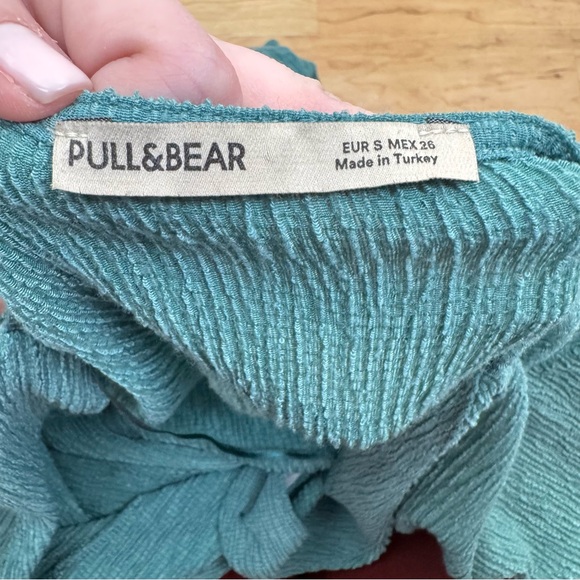 Pull&Bear Teal Ribbed Dress - Picture 4 of 4